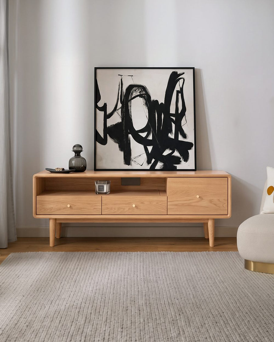 Corona TV Stand, Oak 产品图 10