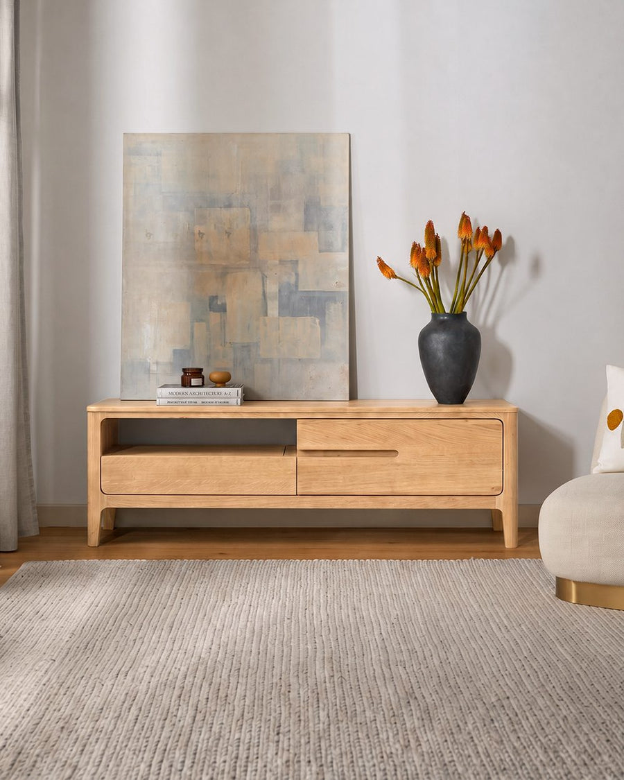 Corona TV Stand, Oak 产品图 11