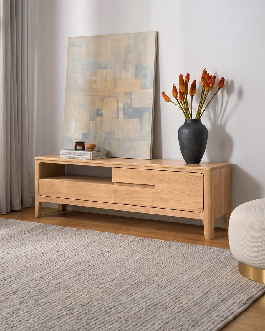Corona TV Stand, Oak 产品图 12