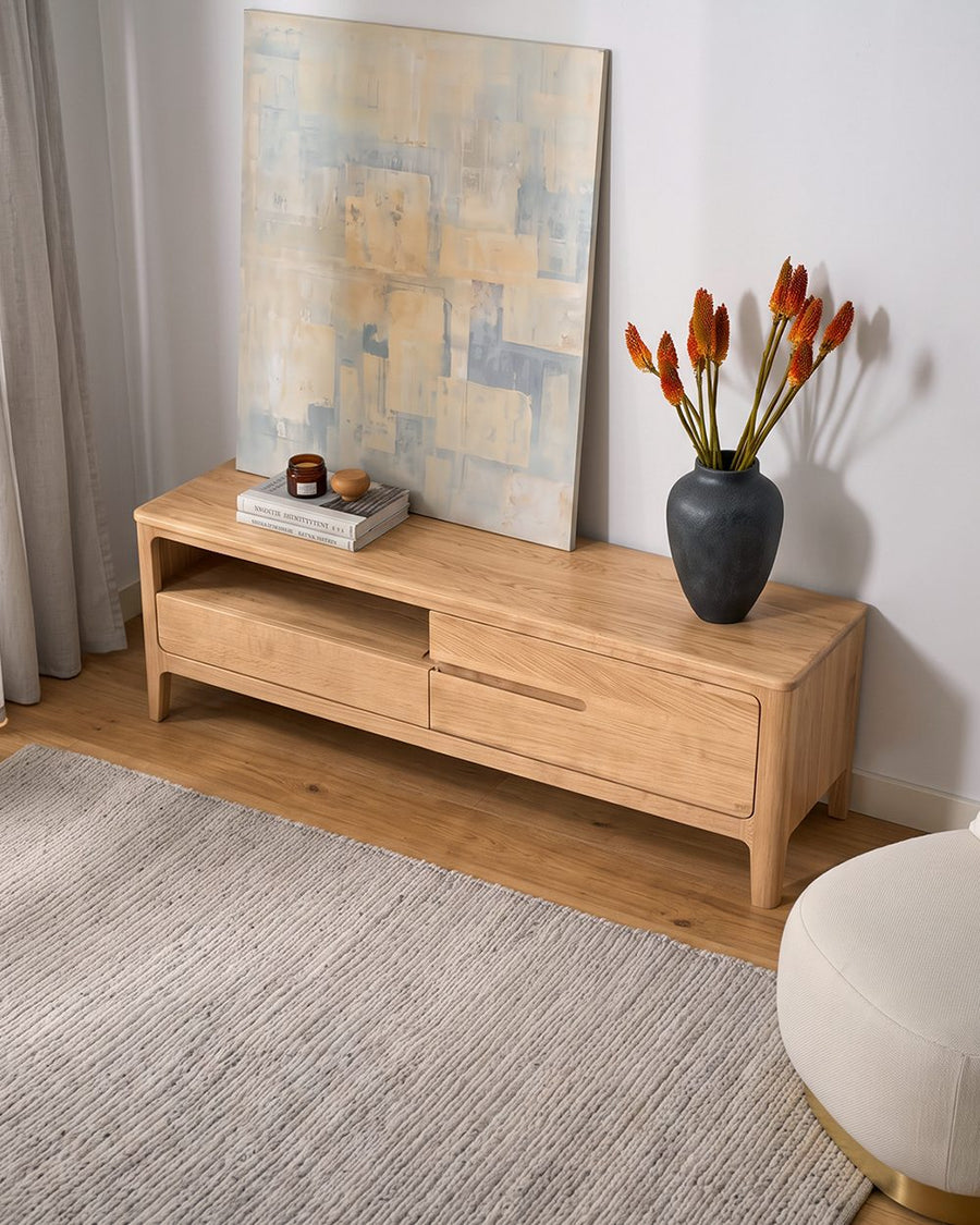 Corona TV Stand, Oak 产品图 13
