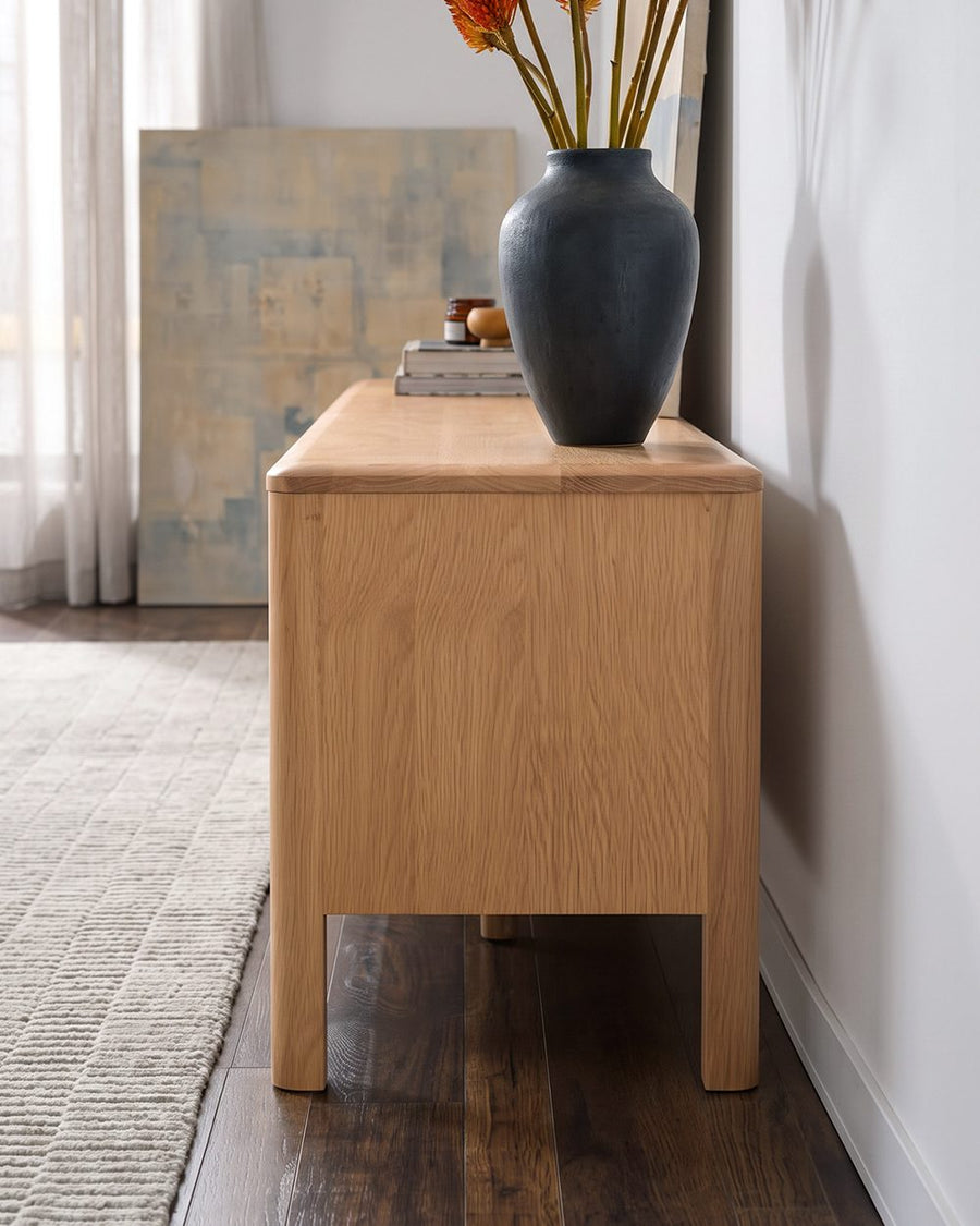 Corona TV Stand, Oak 产品图 14