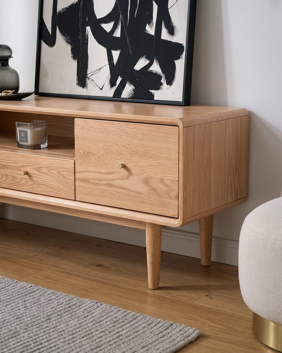 Corona TV Stand, Oak 产品图 18