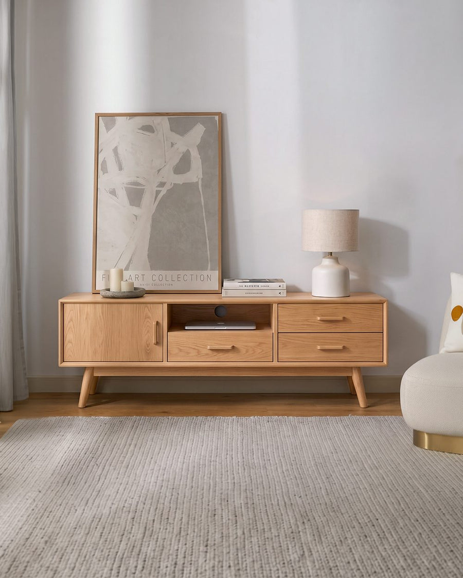 Corona TV Stand, Oak 产品图 19