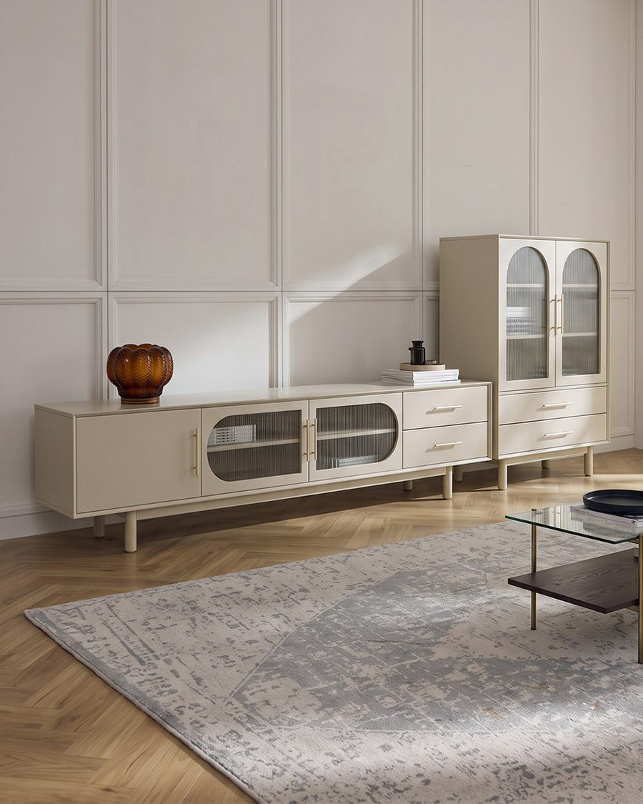 Isabella TV Stand, Glass Door 产品图 10