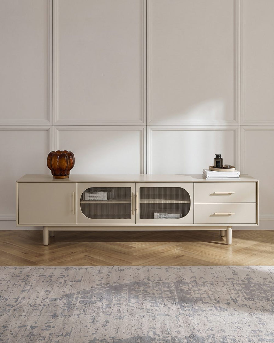 Isabella TV Stand, Glass Door 产品图 11