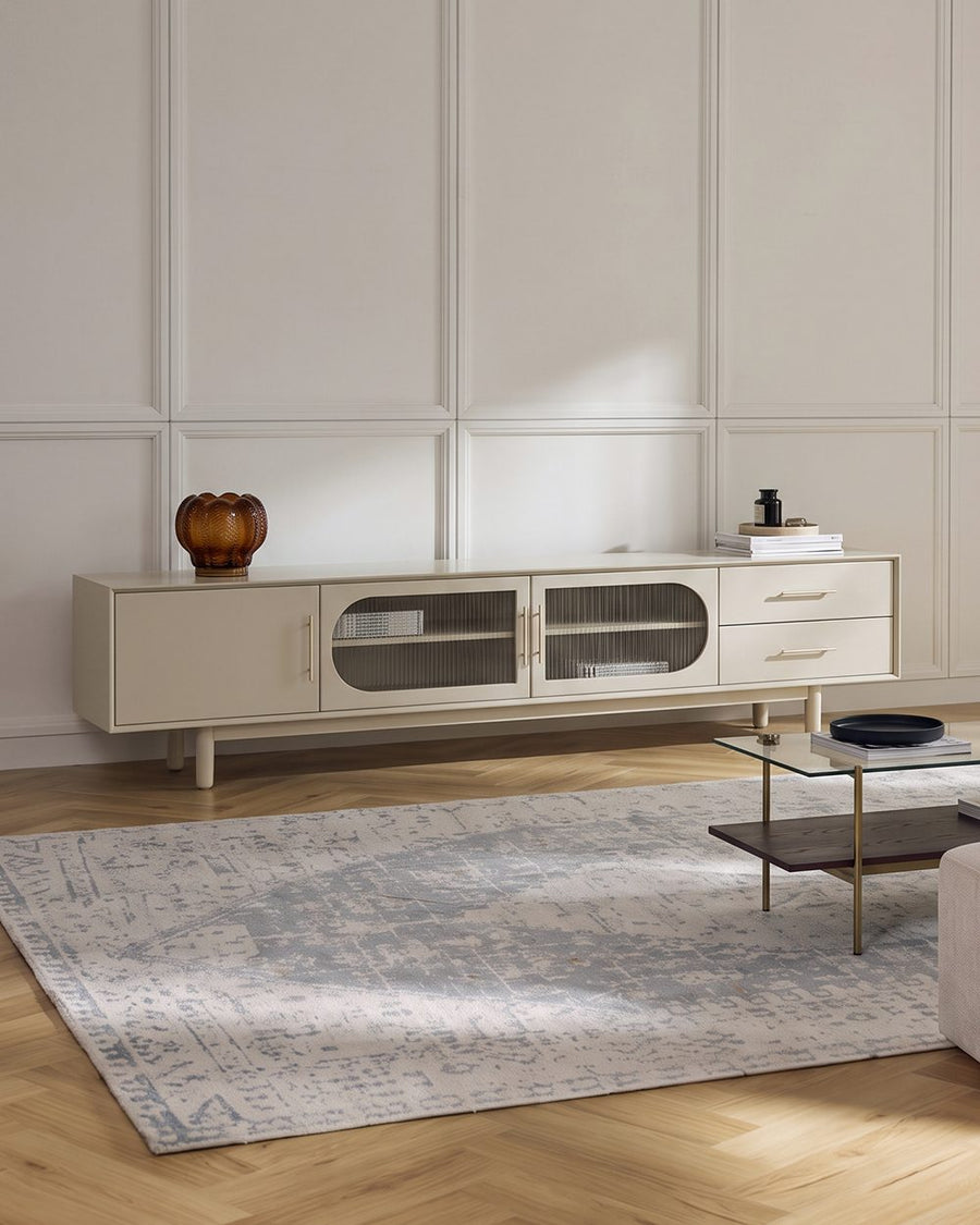 Isabella TV Stand, Glass Door 产品图 12