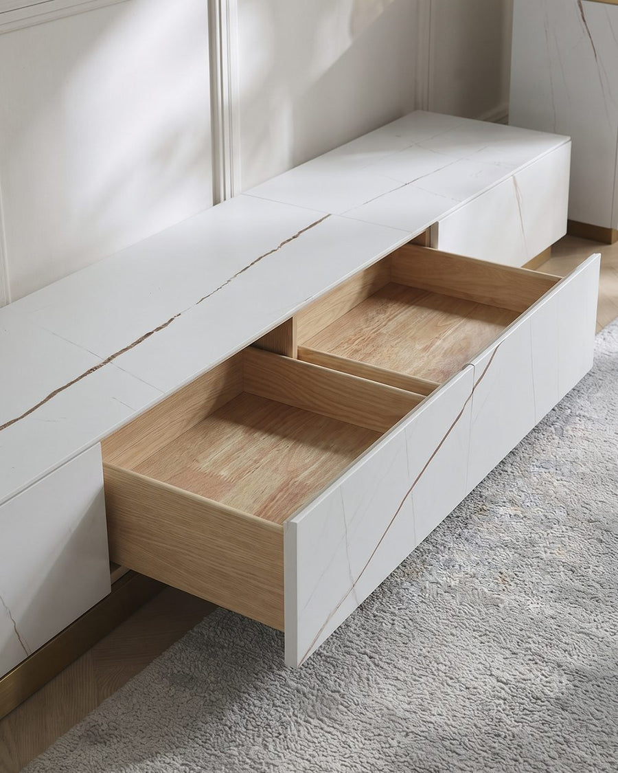 Demelza Coffee Table, Gold Base, Sintered Stone 产品图 22