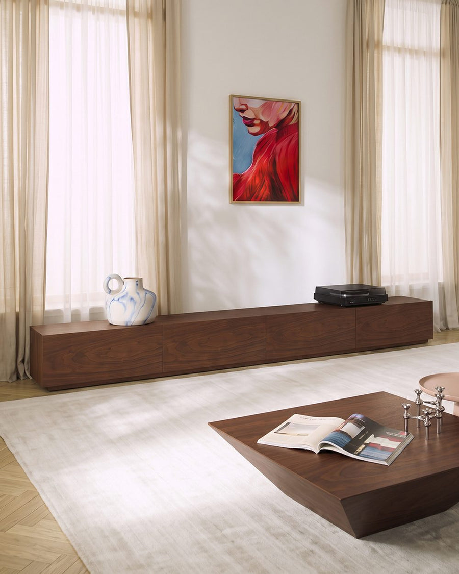 Lavone TV Stand, Walnut 产品图 11