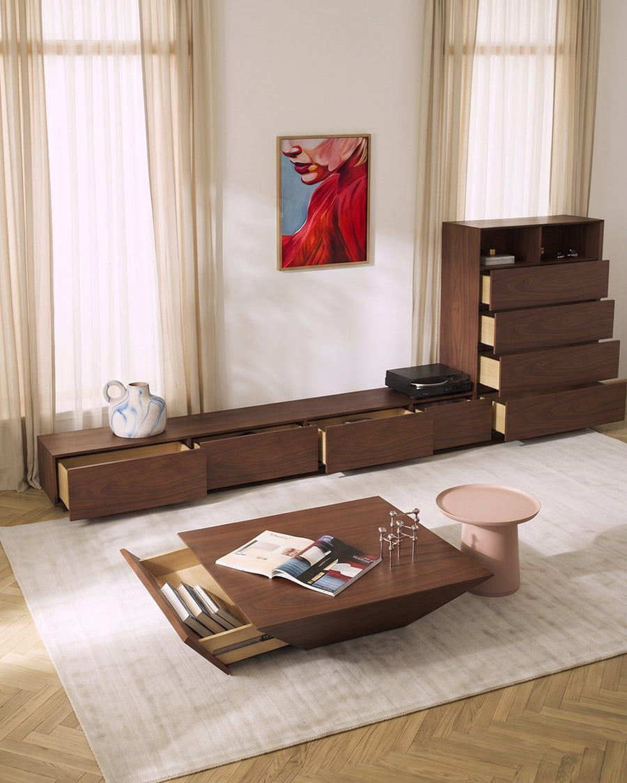 Lavone TV Stand, Walnut 产品图 14