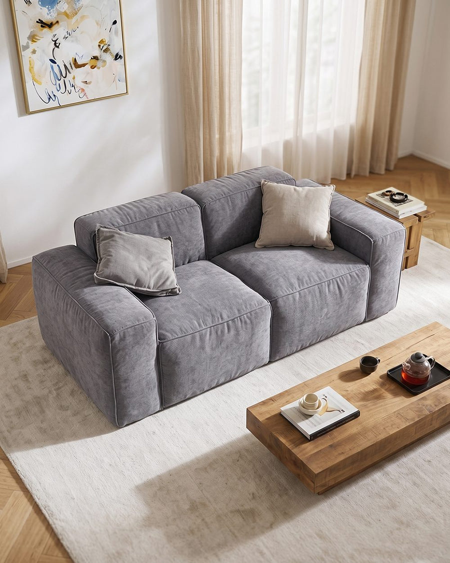 Zavia Two Seater, Three Seater Sofa, Linen 产品图 17