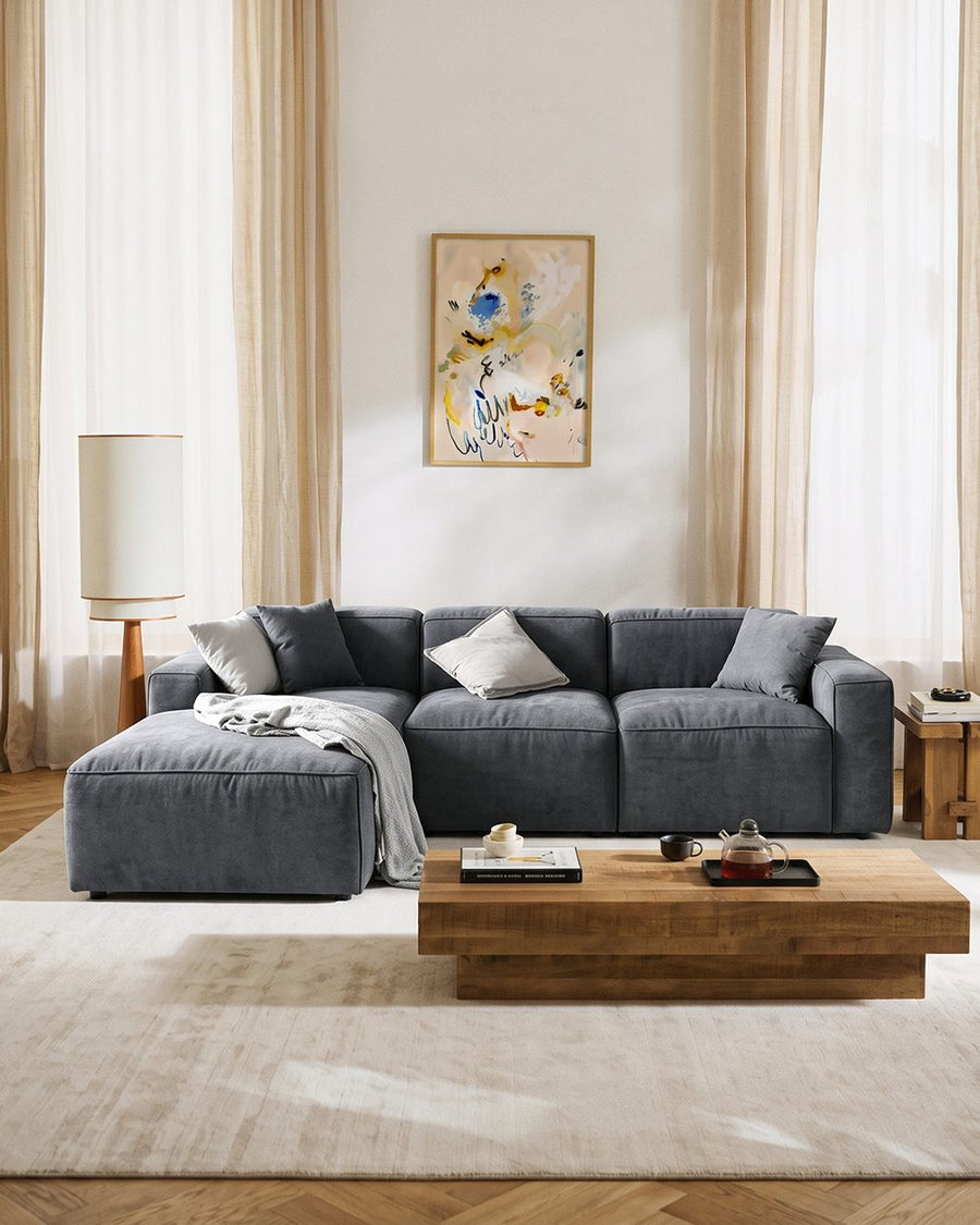 Zavia Two Seater, Three Seater Sofa, Linen 产品图 26