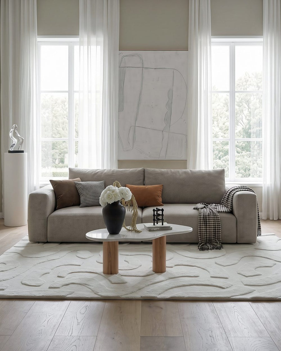Horatio Two Seater Sofa, Linen 产品图 9