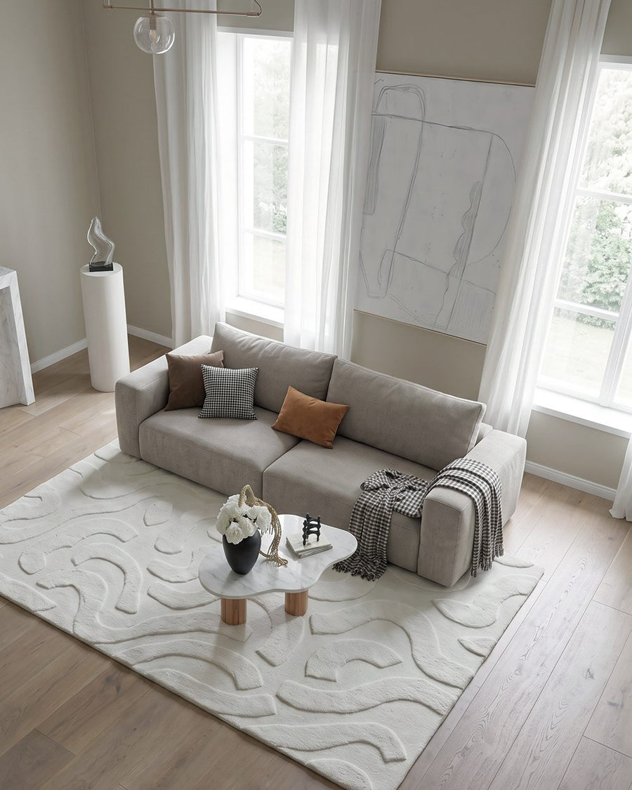 Horatio Two Seater Sofa, Linen 产品图 10