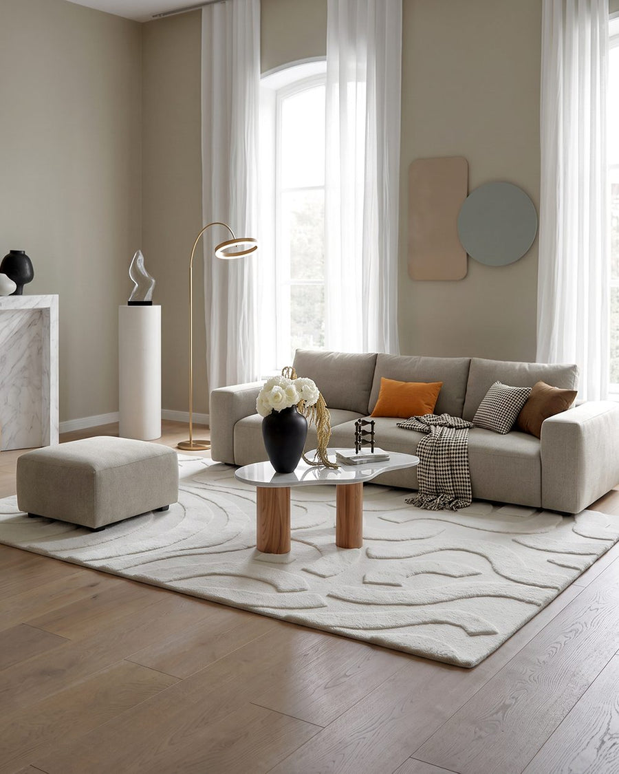 Horatio Two Seater Sofa, Linen 产品图 11