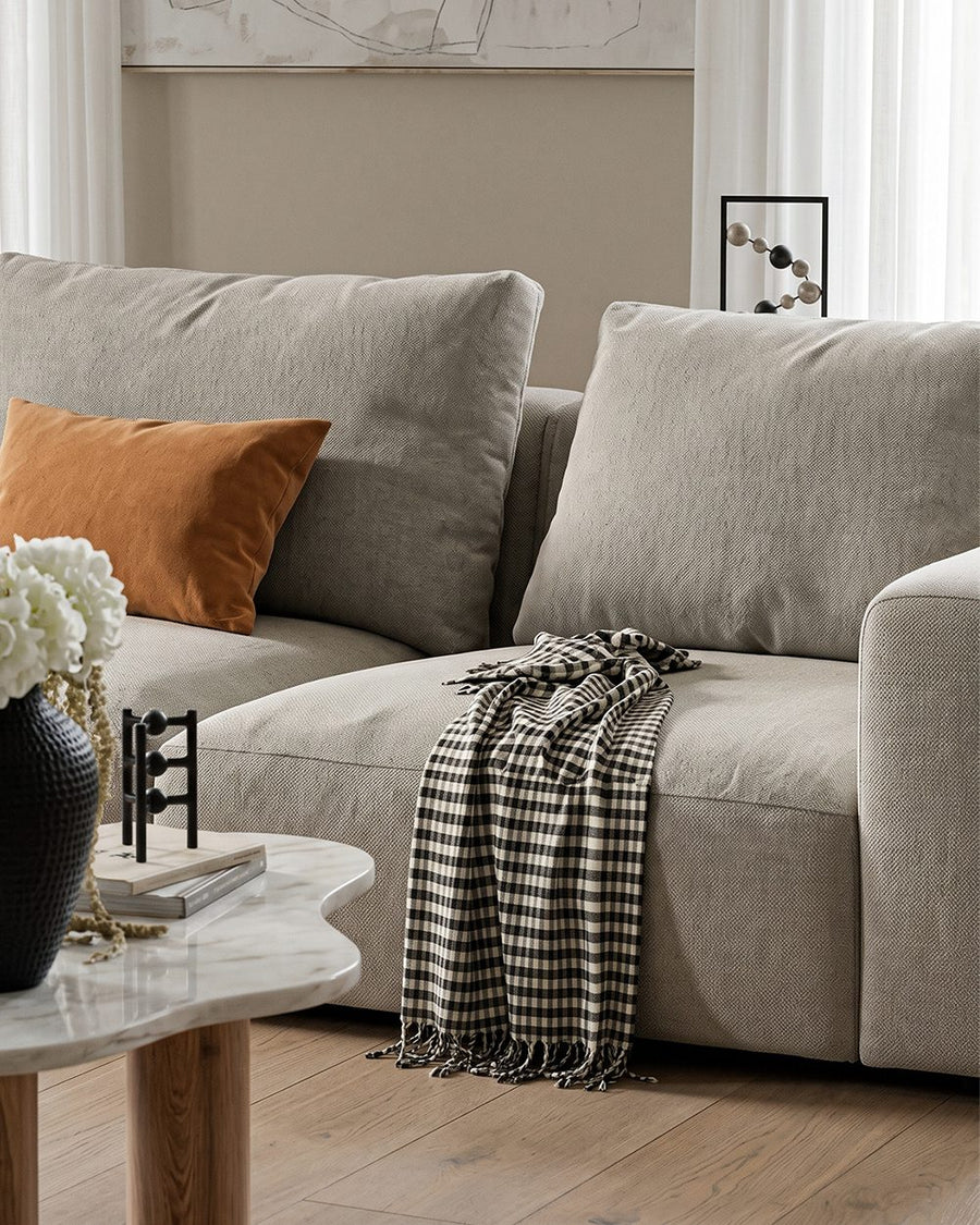 Horatio Three Seater Sofa, Linen 产品图 15