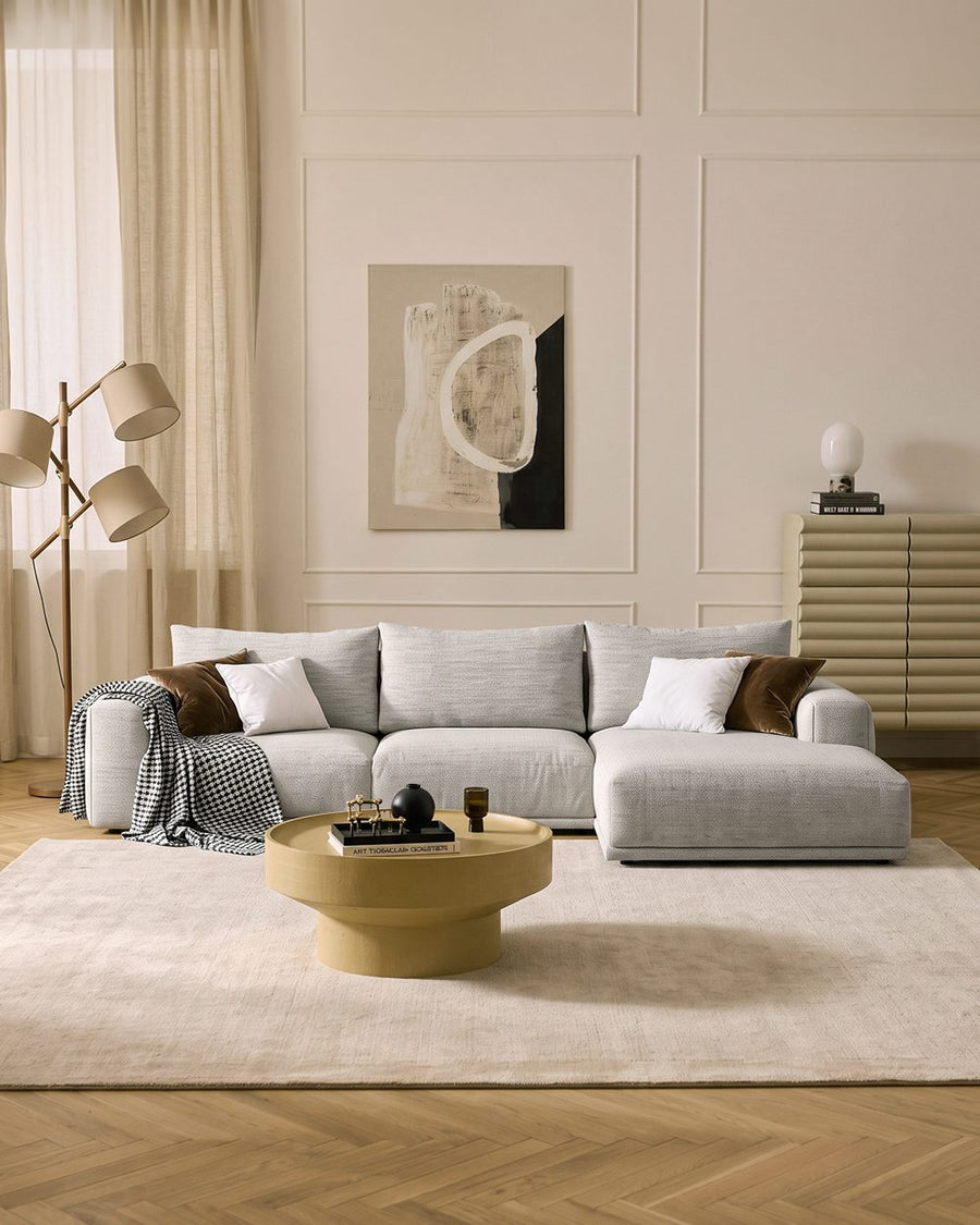 Koch Three Seater Corner, Four Seater Corner Sofa, Linen 产品图 12