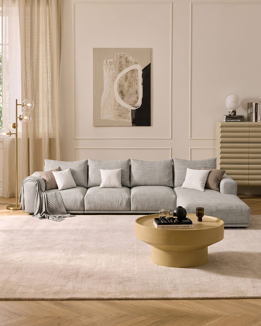 Koch Three Seater Corner, Four Seater Corner Sofa, Linen 产品图 14