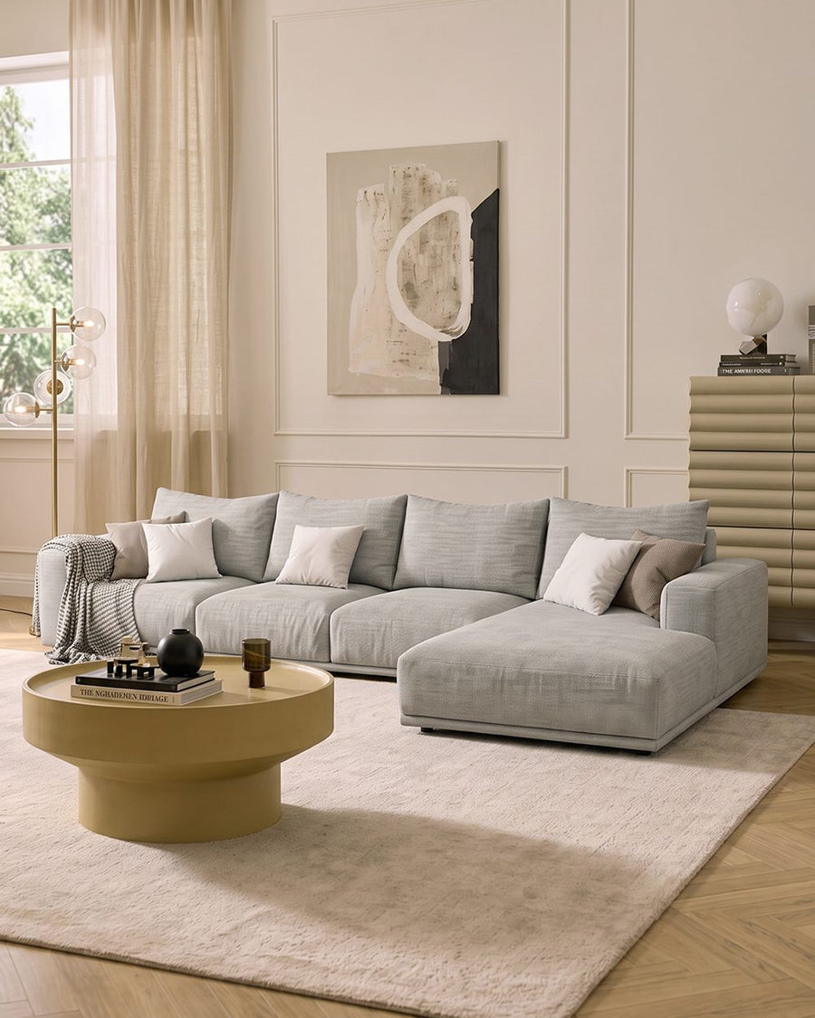 Koch Three Seater Corner, Four Seater Corner Sofa, Linen 产品图 15