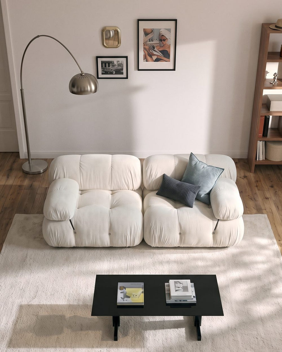 B&B Camaleonda Style Two Seater Modular Sofa, Velvet, Clearance 产品图 24
