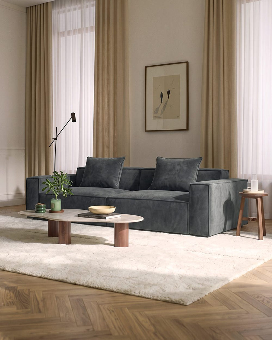 Hoshi HB12 Two Seater, Three Seater Sofa, Suede 产品图 13
