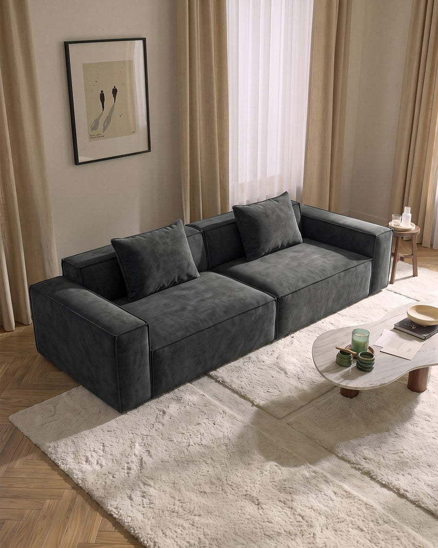 Hoshi HB12 Two Seater, Three Seater Sofa, Suede 产品图 15