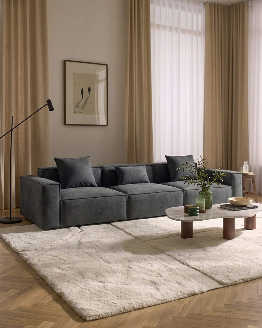 Hoshi HB12 Two Seater, Three Seater Sofa, Suede 产品图 19