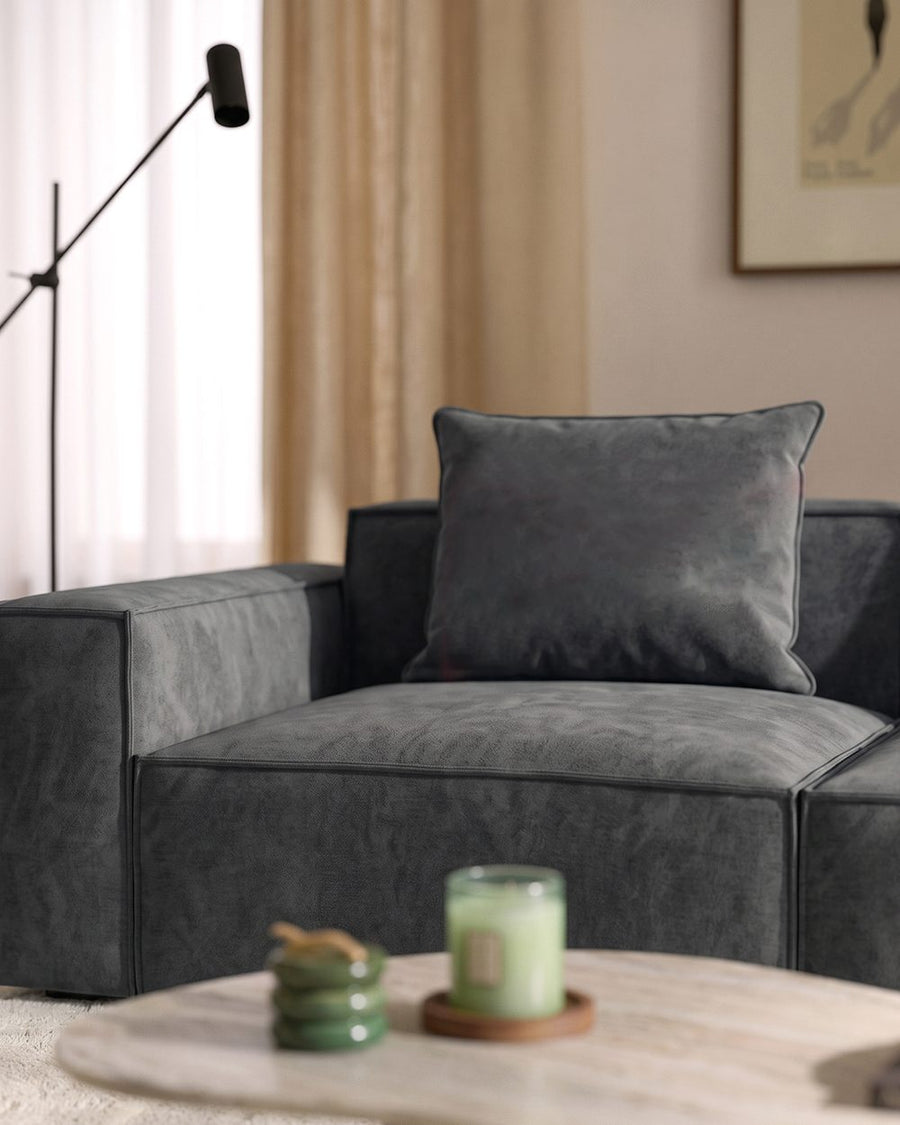 Hoshi HB12 Two Seater, Three Seater Sofa, Suede 产品图 21
