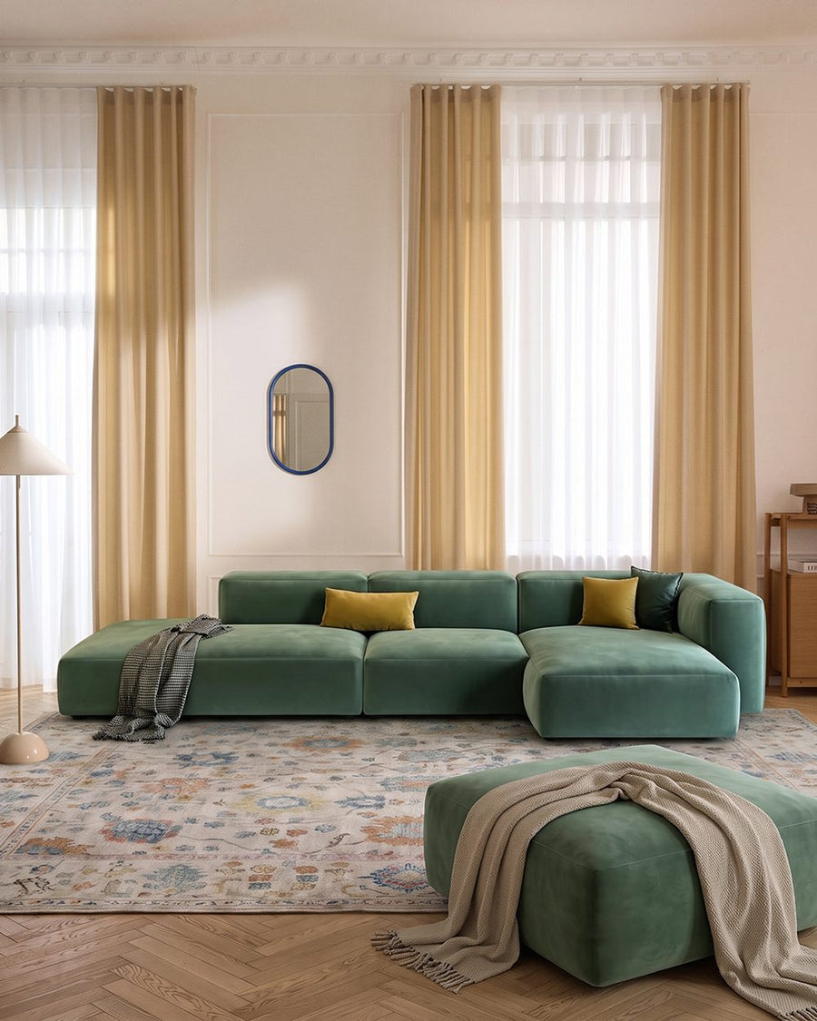 Harriet Three Seater, Four Seater Sofa, Velvet 产品图 15