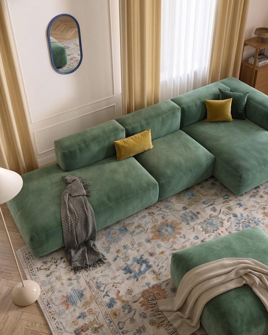 Harriet Three Seater, Four Seater Sofa, Velvet 产品图 17