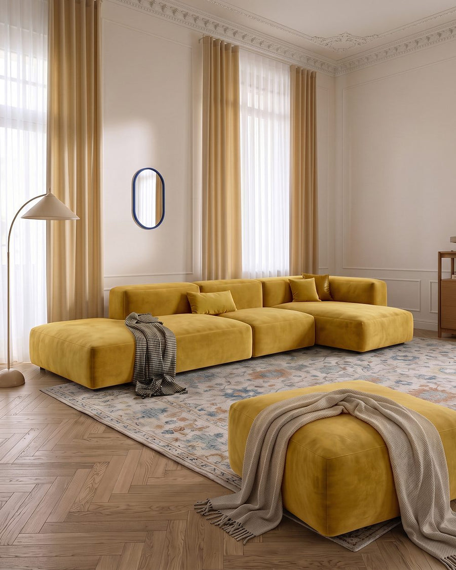 Harriet Three Seater, Four Seater Sofa, Velvet 产品图 18