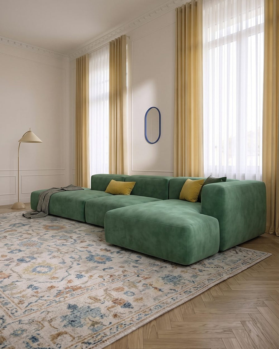 Harriet Three Seater Corner, Four Seater Corner Sofa, Velvet 产品图 15