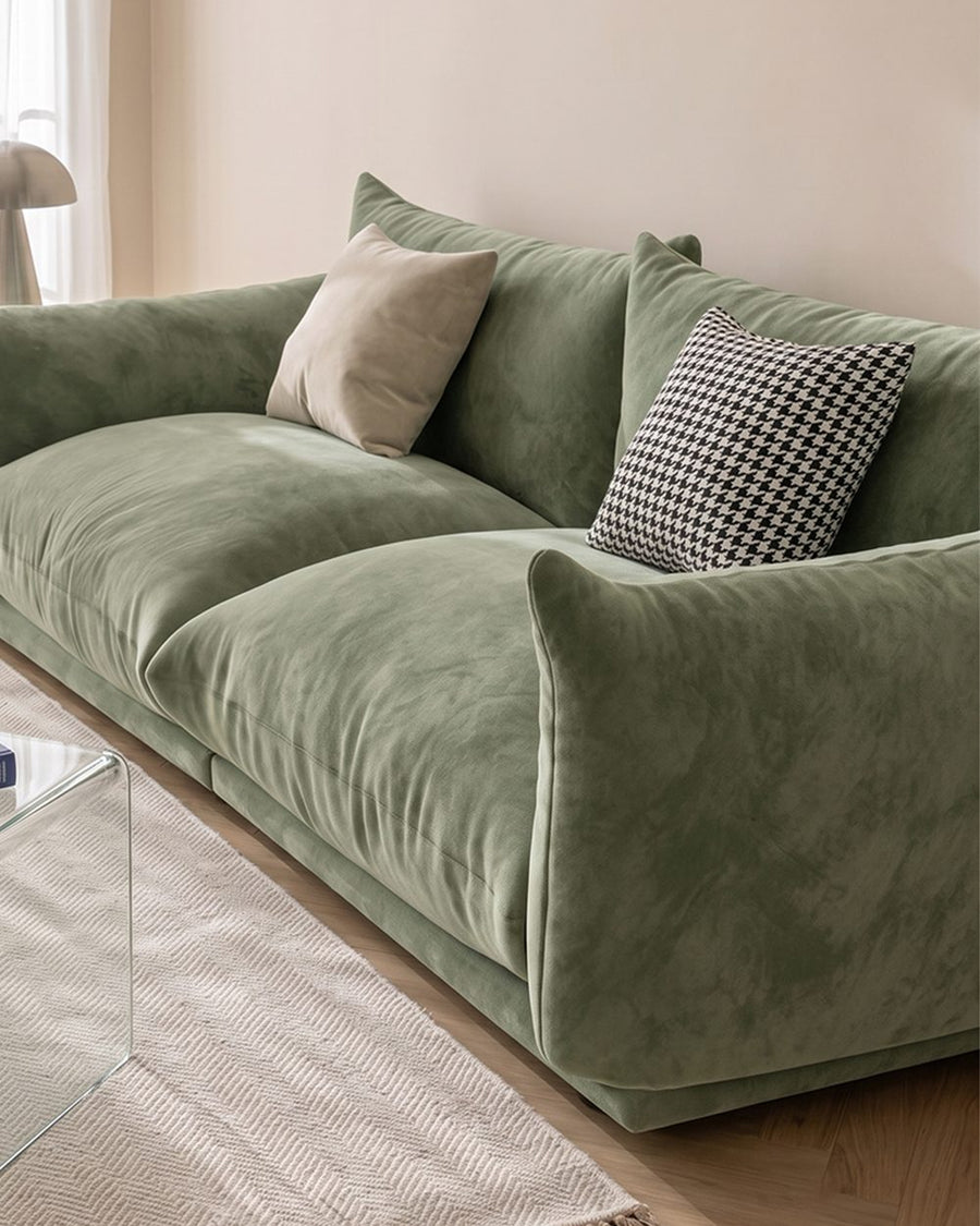 Editha Two Seater Sofa, Three Seater Sofa, Four Seater Sofa, Green Velvet 产品图 27