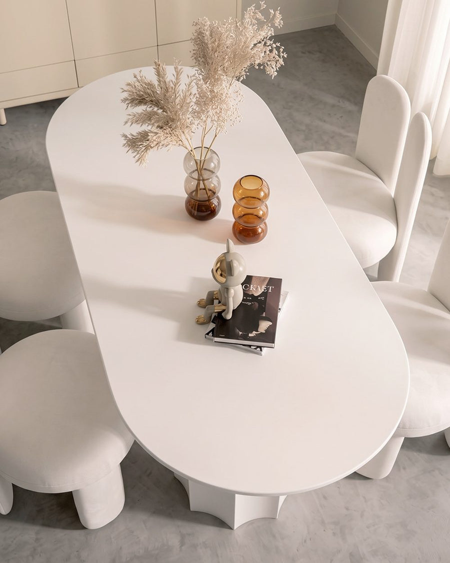 Nordic Style Dining Table Combination, White 产品图 16
