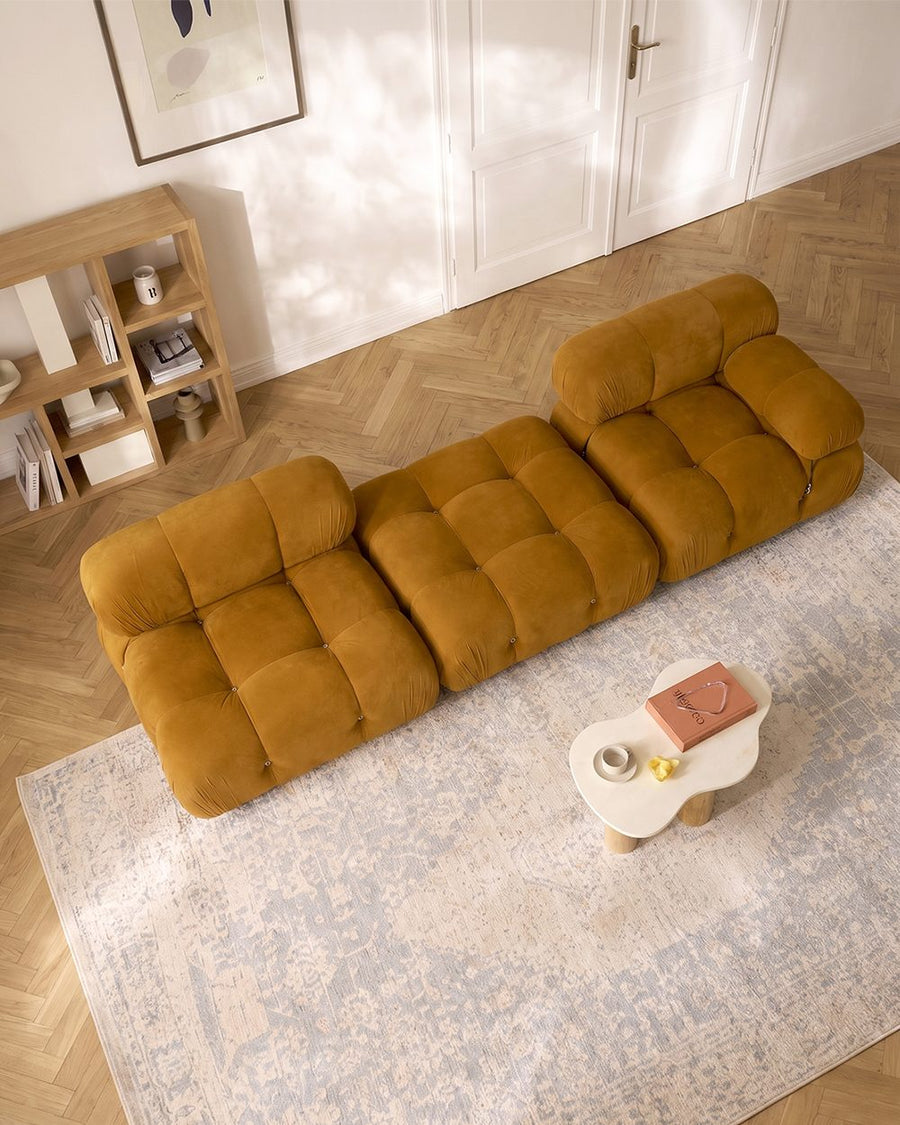 Orange B&B Camaleonda Style Three Seater Sofa, Velvet 产品图 8