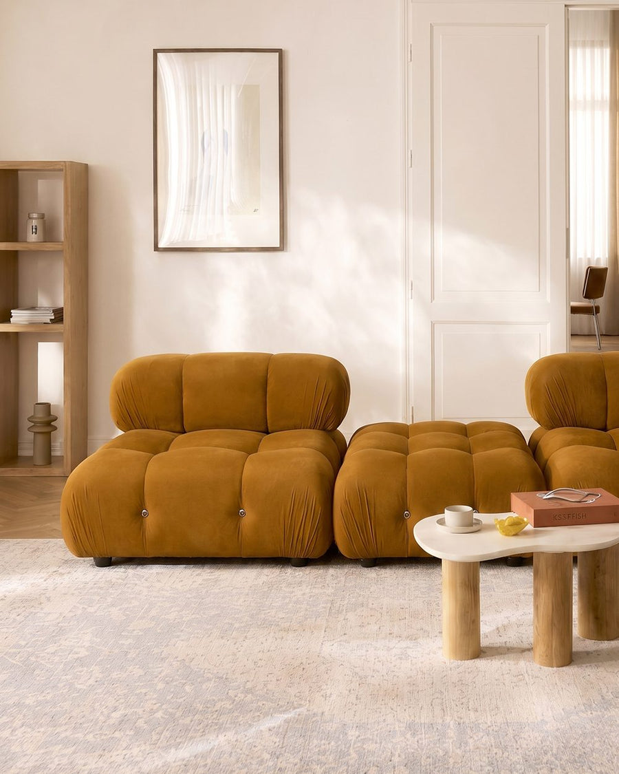 Orange B&B Camaleonda Style Three Seater Sofa, Velvet 产品图 9