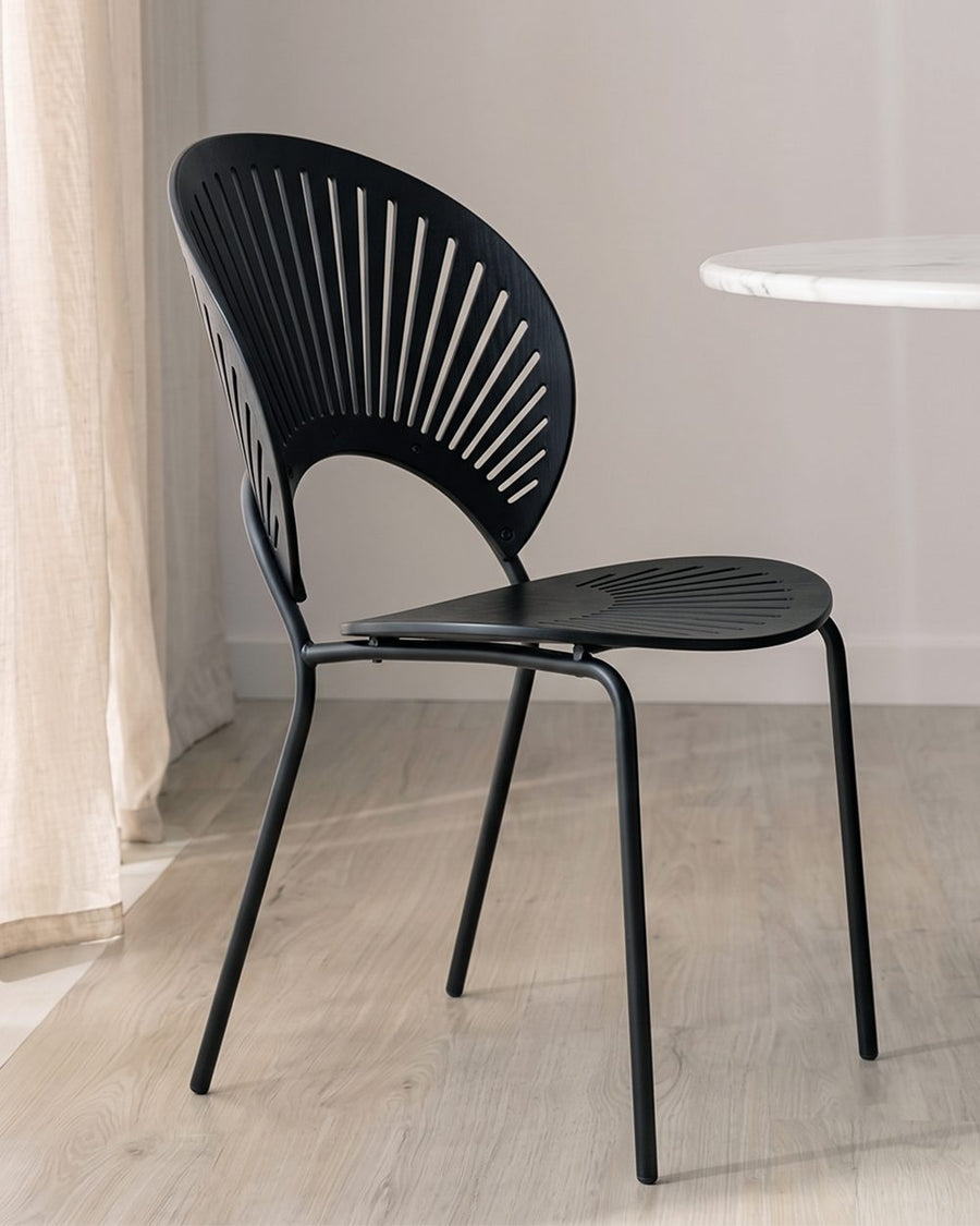 Dwight Dining Table, Black & White 产品图 12