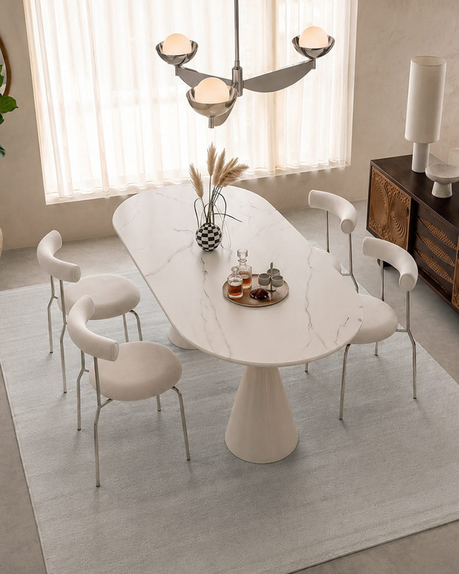 Doreen Dining Table, White 产品图 12