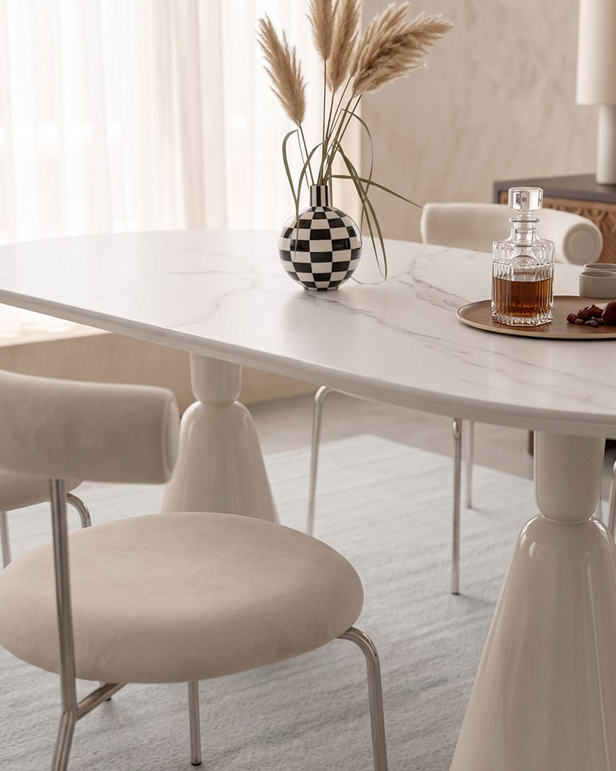 Doreen Dining Table, White 产品图 14