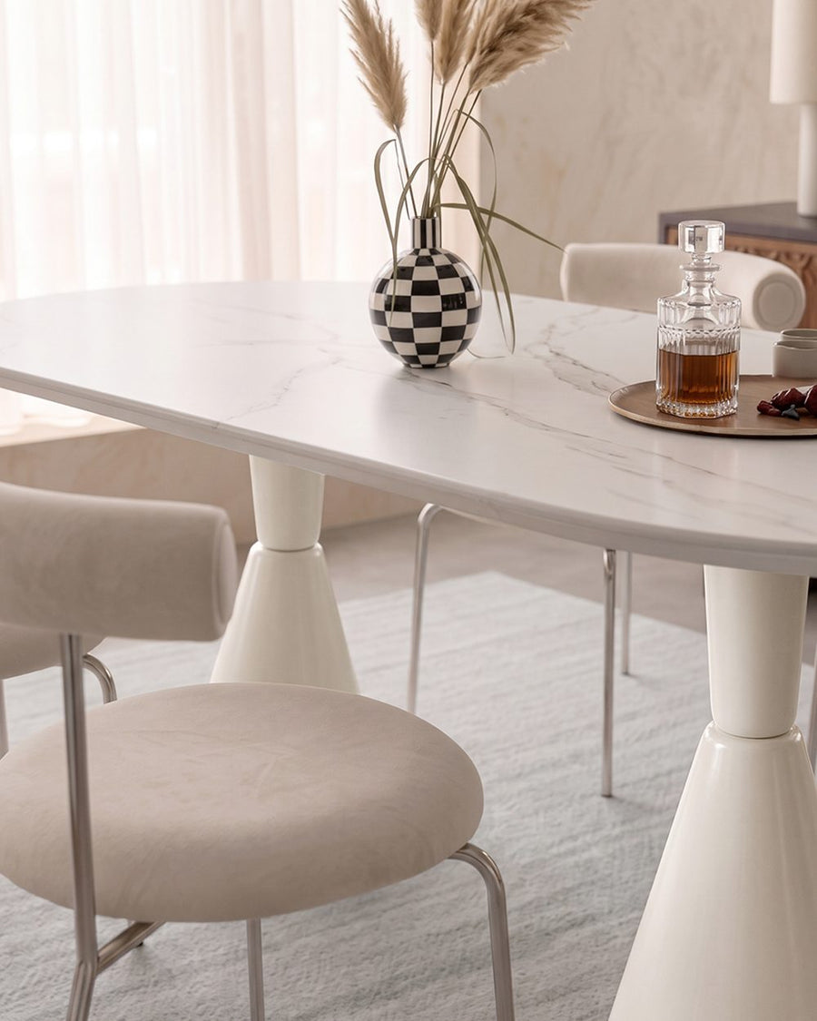 Doreen Dining Table, White 产品图 11