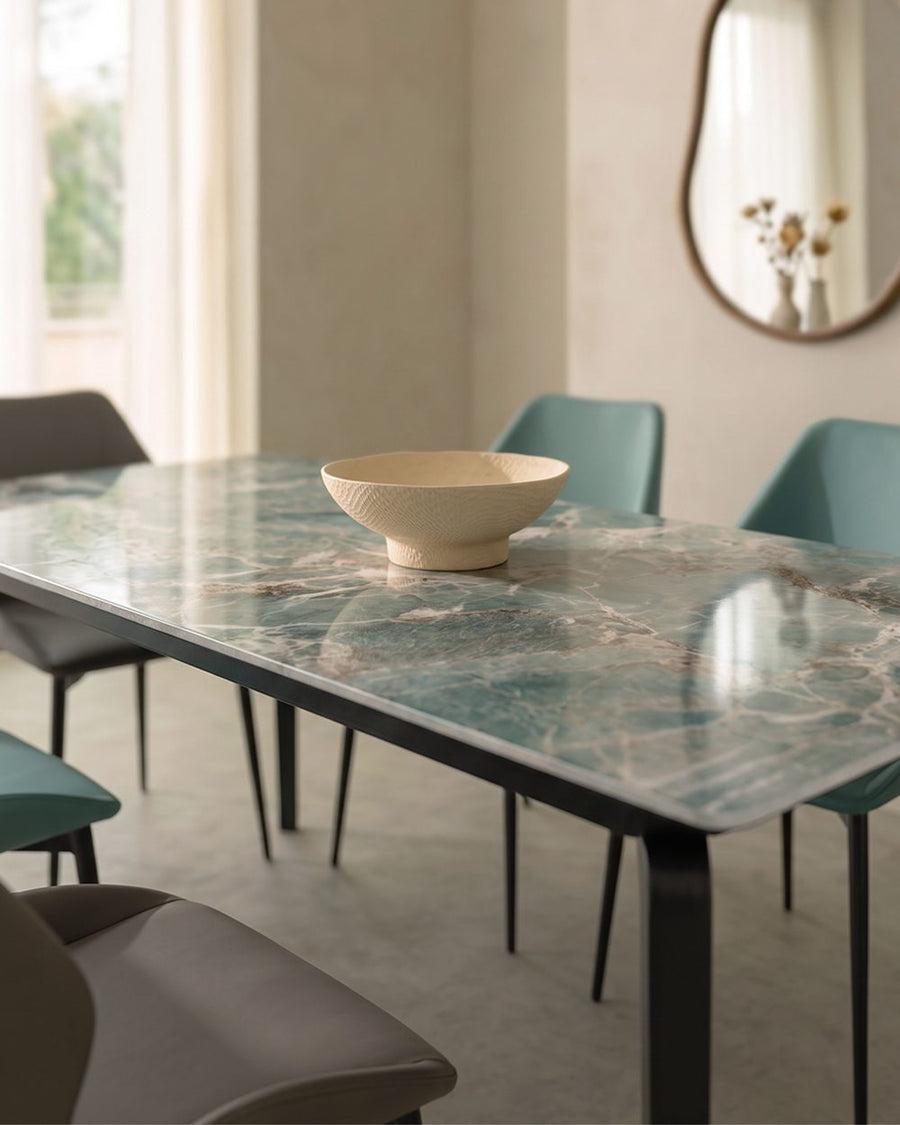 Gareth Dining Table, Marble & Carbon Steel 产品图 13
