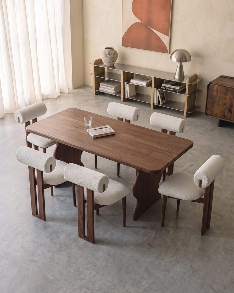 Gavin Dining Table, Walnut & Ash Wood 产品图 15