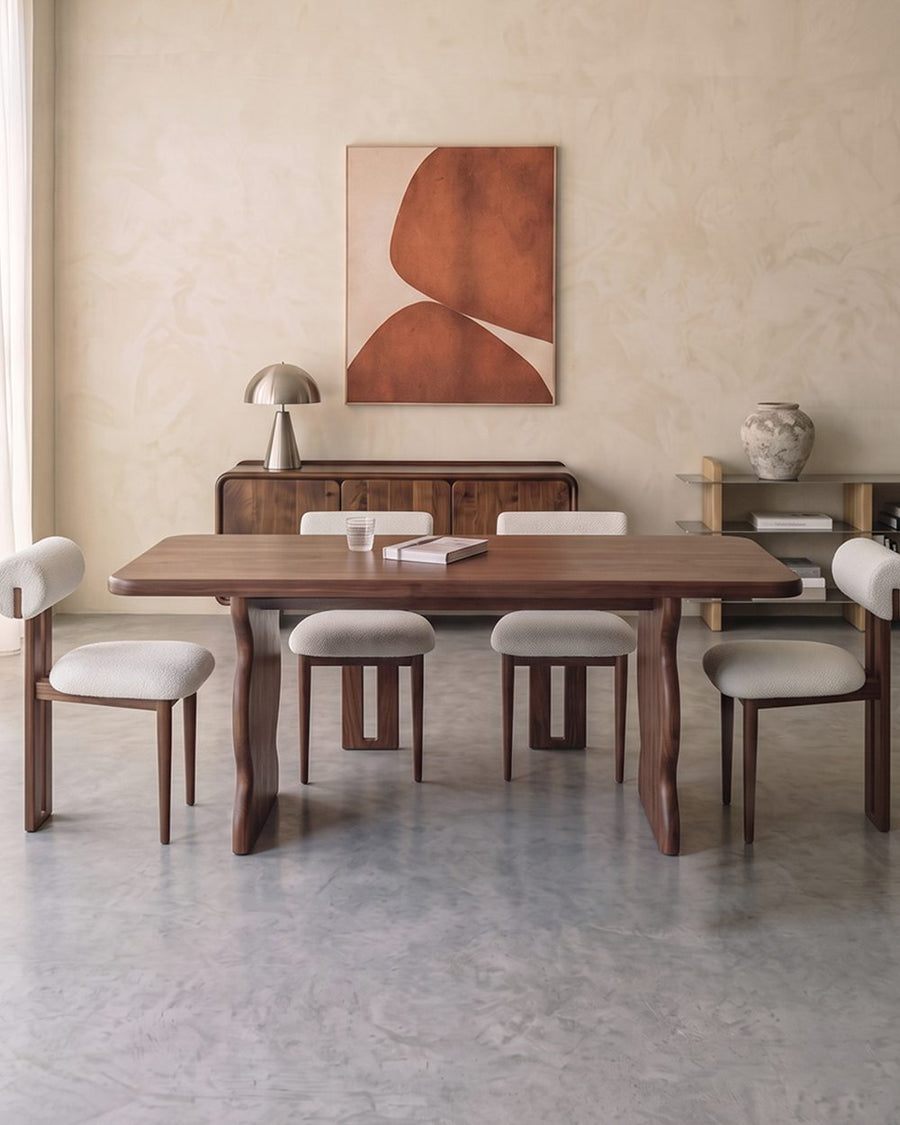Gavin Dining Table, Walnut & Ash Wood 产品图 16