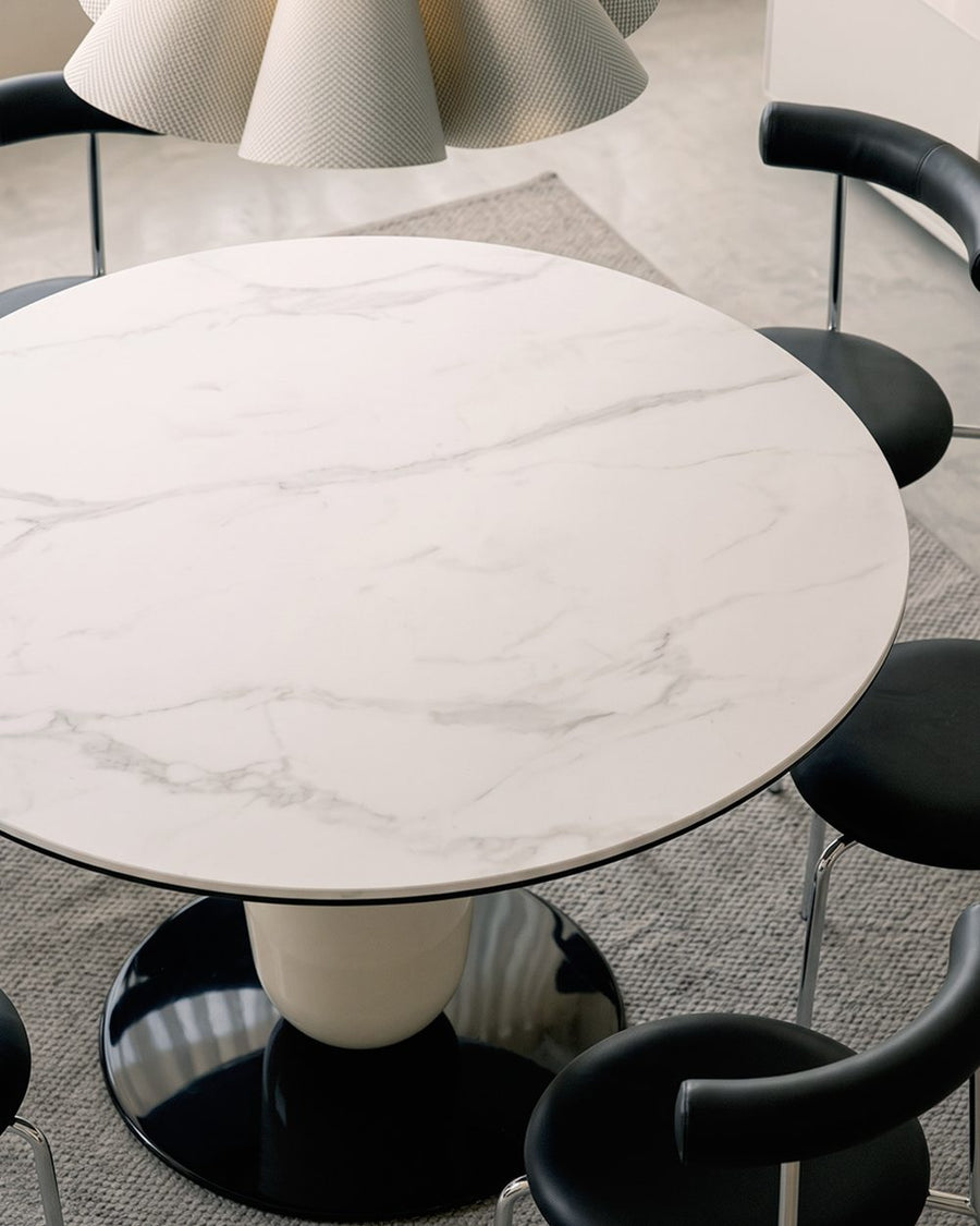 Elmer Round Dining Table, White Top 产品图 12