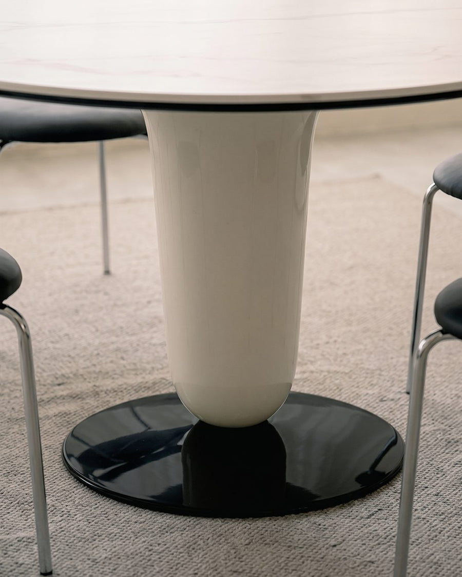 Elmer Round Dining Table, White Top 产品图 13