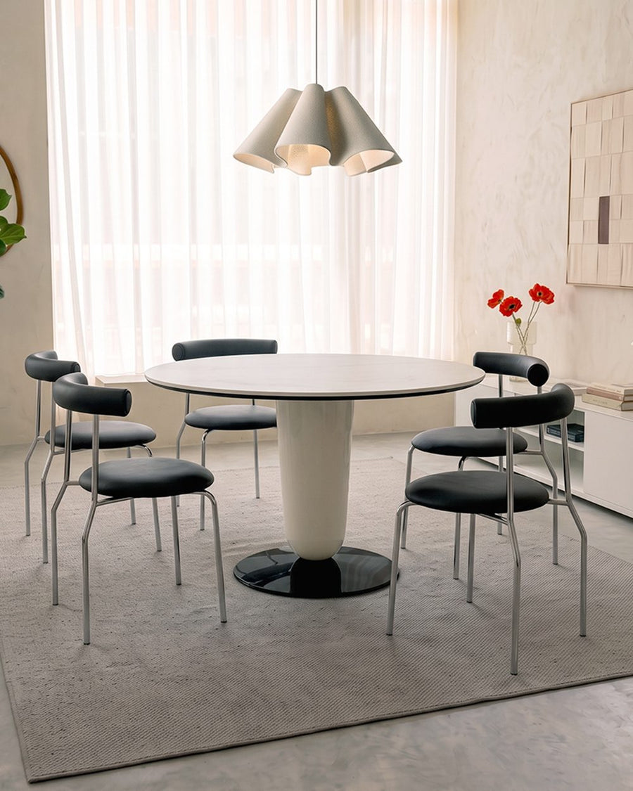 Elmer Round Dining Table, White Top 产品图 7