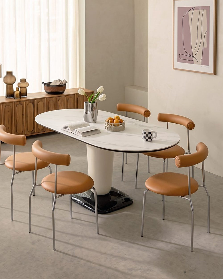 Elmer Dining Table, White Top, Oval 产品图 10