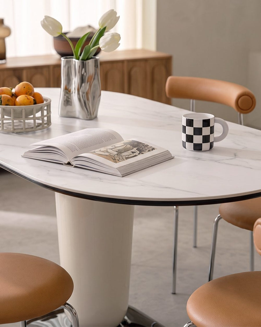 Elmer Dining Table, White Top, Oval 产品图 15