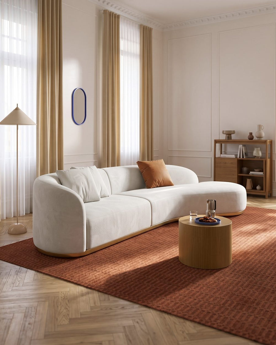Welby Three Seater, Four Seater Curved Sofa, Velevt 产品图 13