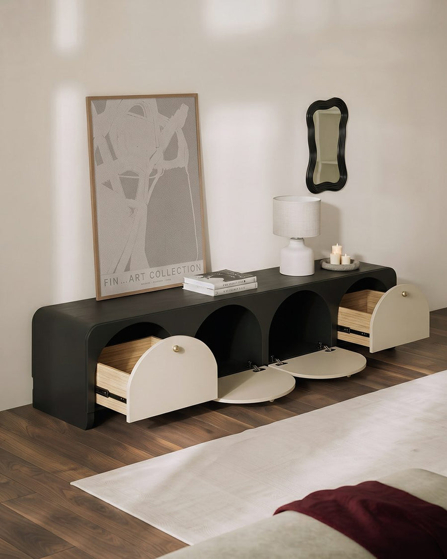 Terri TV Stand, Black 产品图 10