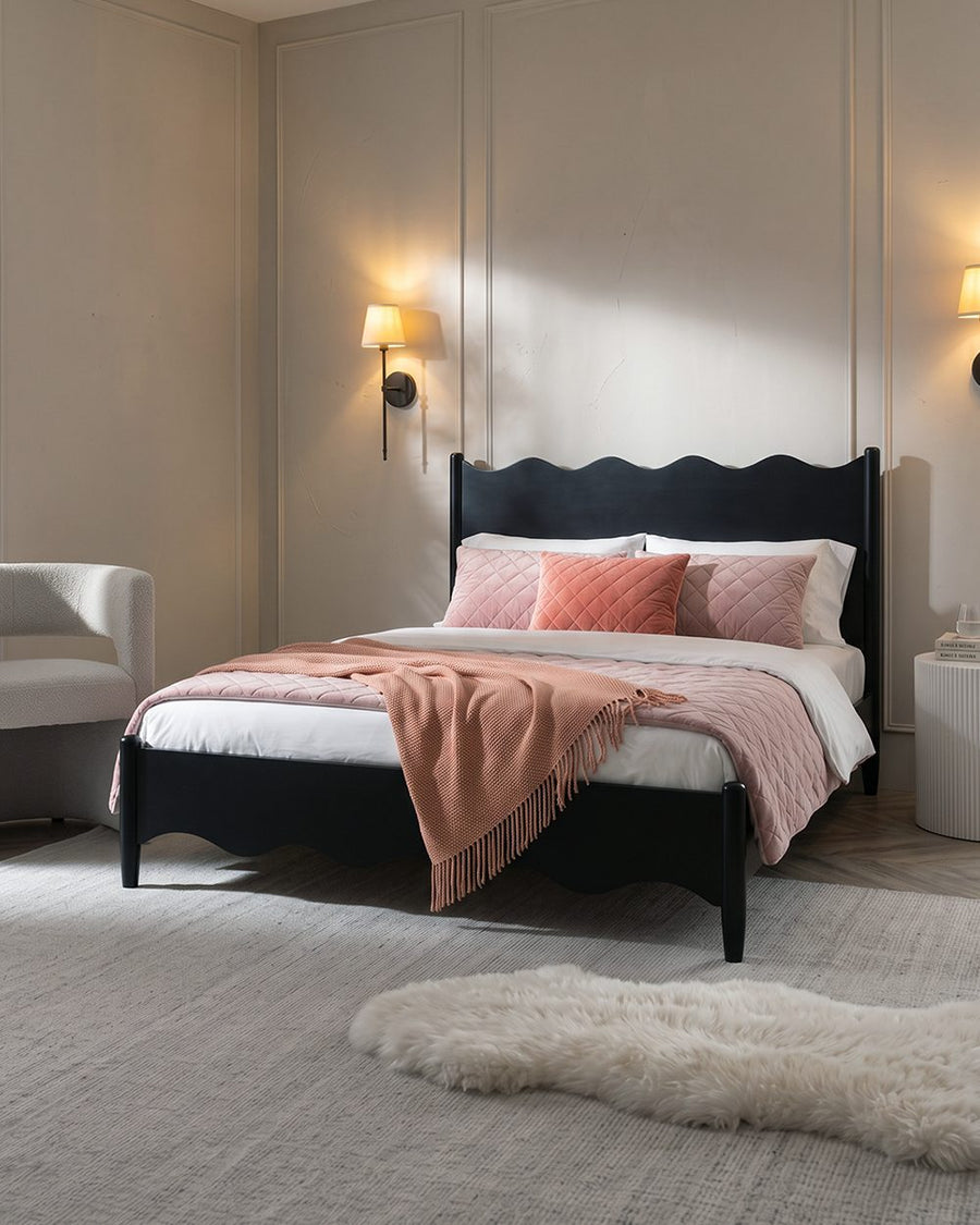 Agatha Queen Size / King Size / Super King Size Storage Bed, Black 产品图 10